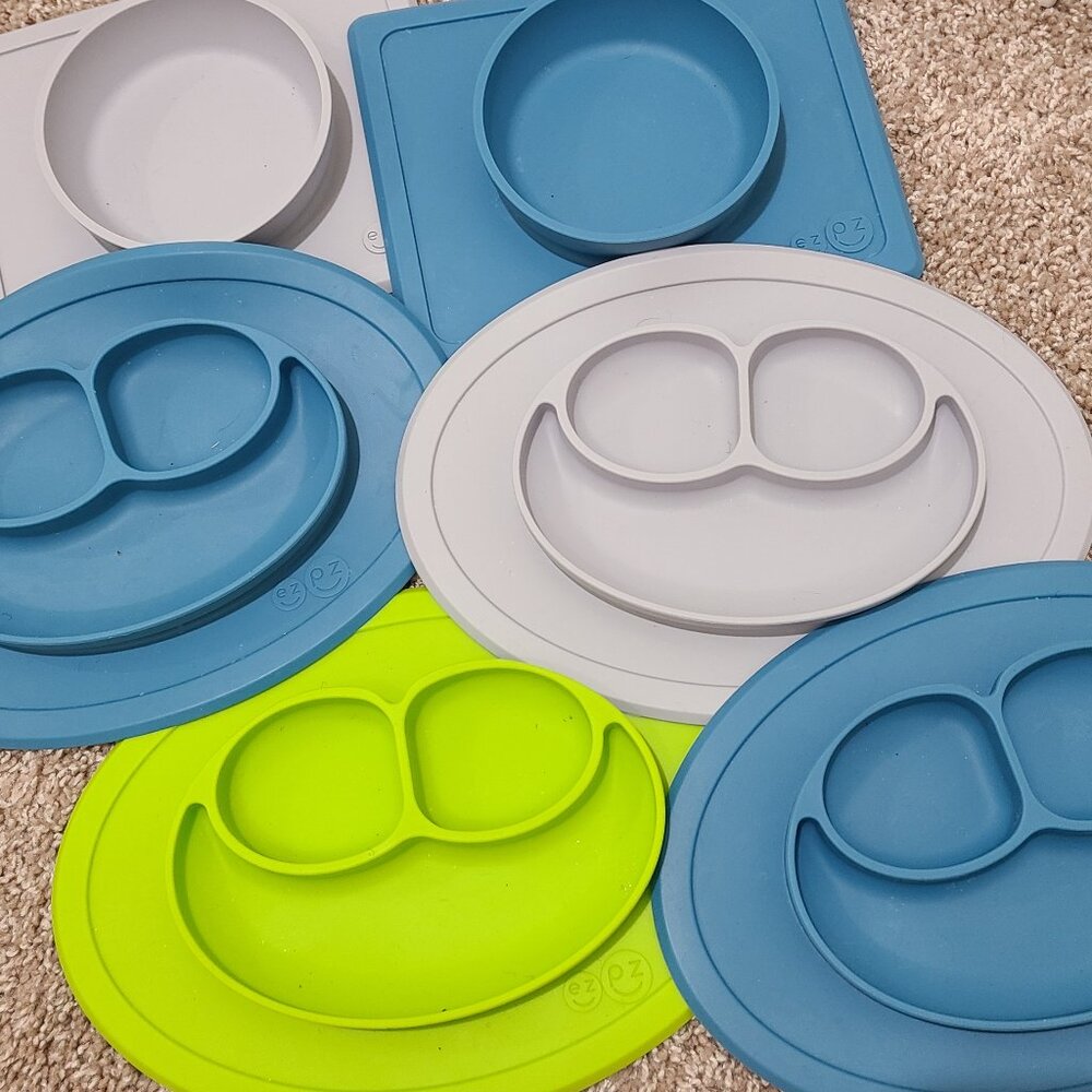 6 ezpz silicone plates/bowls